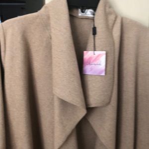 Tan light wool trench coat